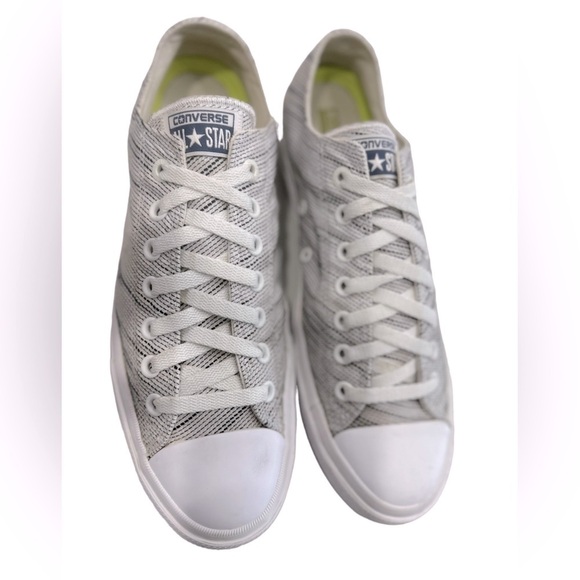 CONVERSE CTAS II OX WHITE, BLACK, WHITE Men’s size 10 - Picture 6 of 7